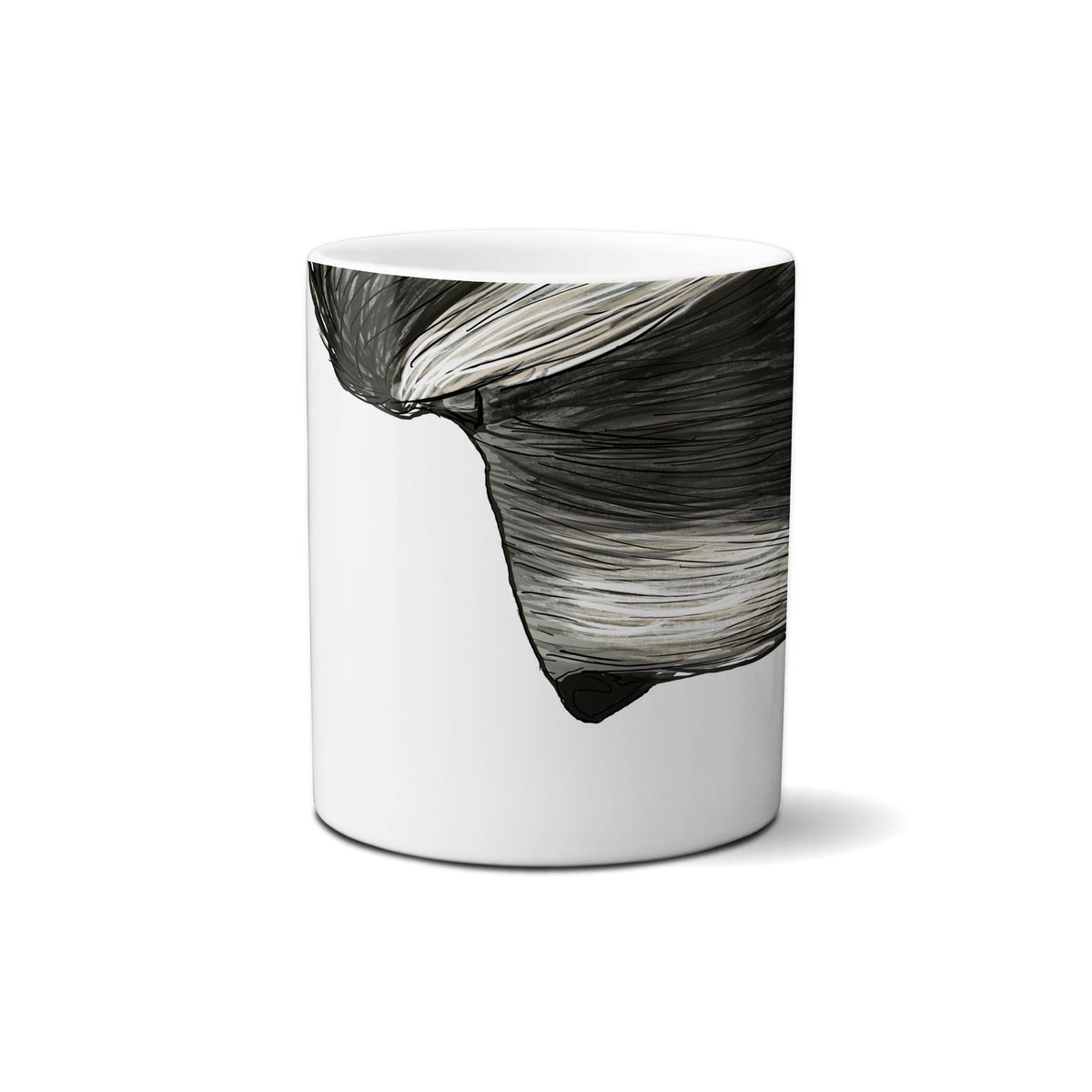 Bearded Collie Snout Mug