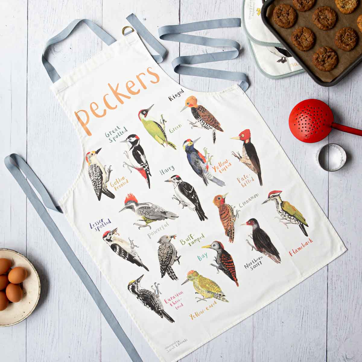 Peckers Bird Cotton Apron