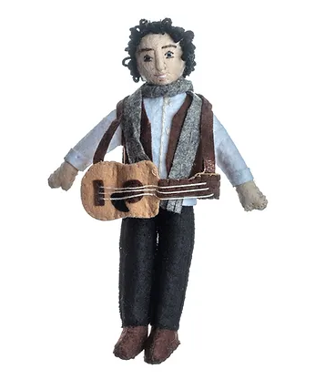 Felt Bob Dylan Ornament