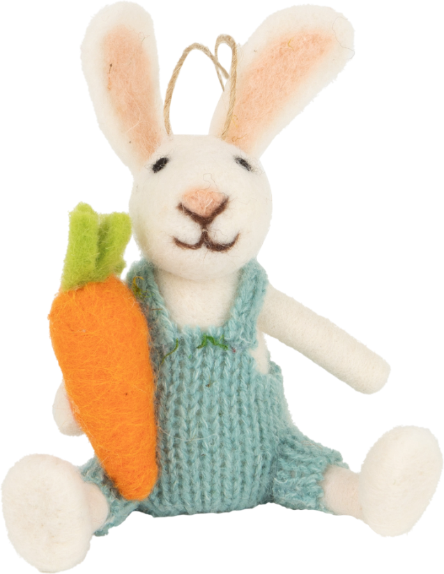 Felt Bunny with Carrot