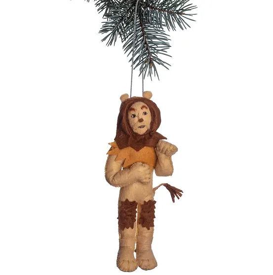 The Cowardly Lion (Wizard of Oz) Felt Ornament