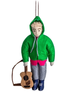 Felt Justin Bieber Ornament