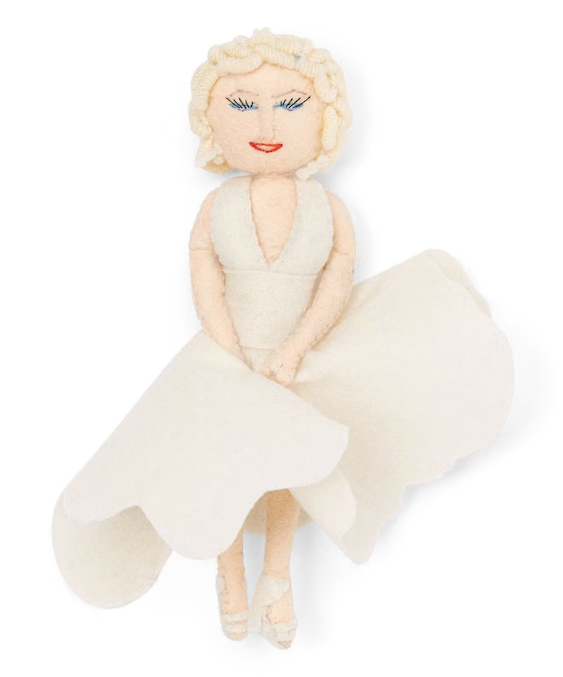 Felt Marilyn Monroe Ornament