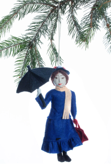 Felt Mary Poppins Ornament