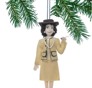 felt Coco Chanel ornament