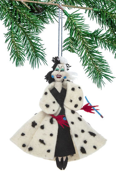 felt Cruella ornament