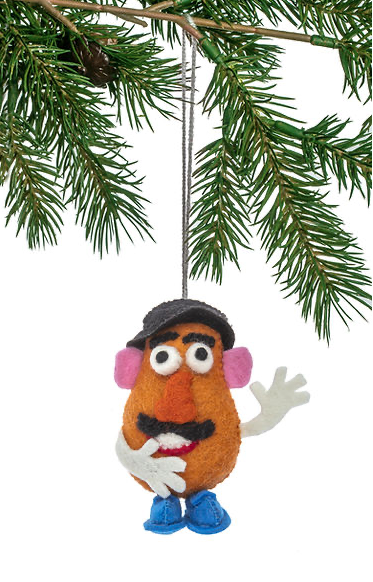 felt Mr. Potato Head ornament