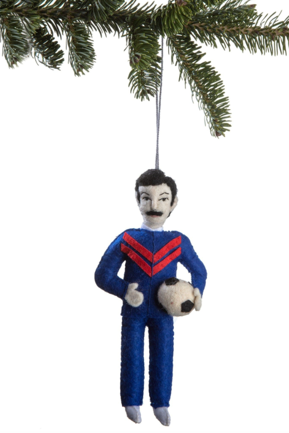 felt Ted Lasso ornament