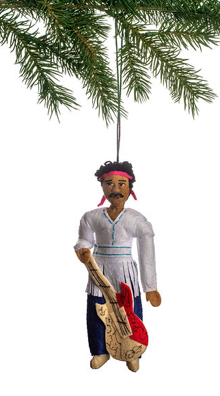 felt Jimi Hendrix ornament