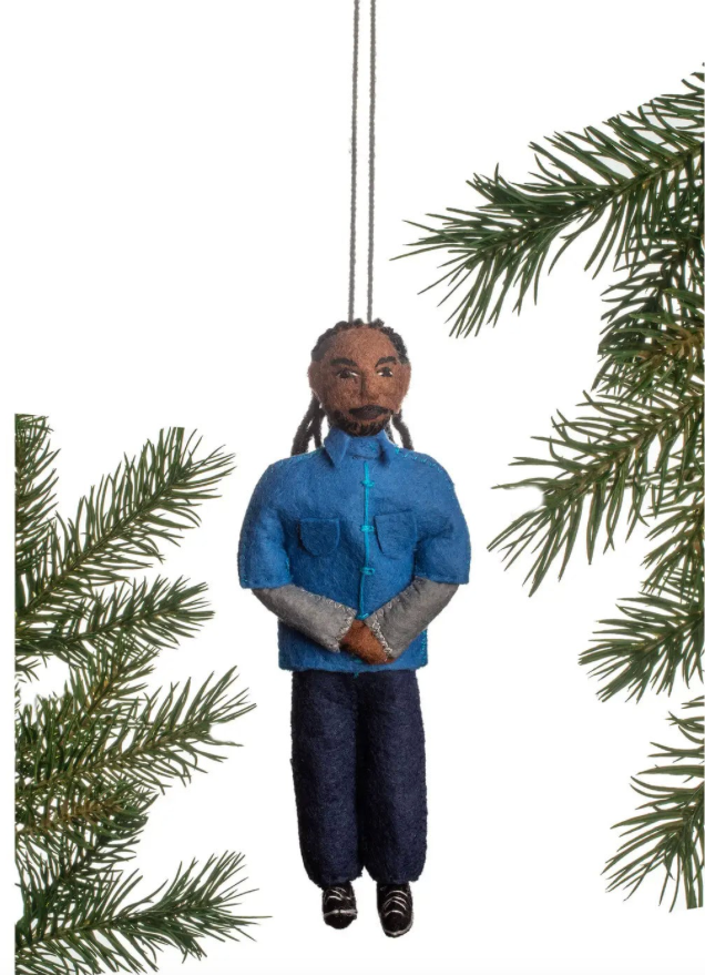 felt Snoop Dogg ornament