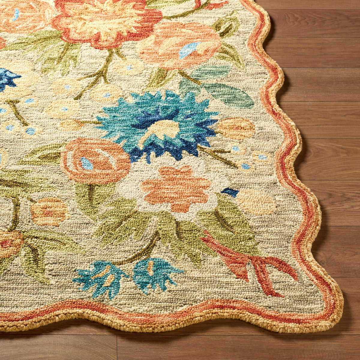 Garden Festival Rug in Taupe