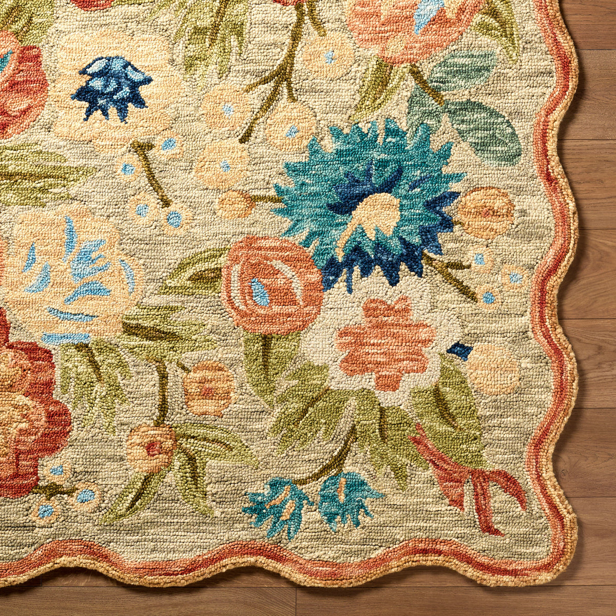Garden Festival Rug in Taupe