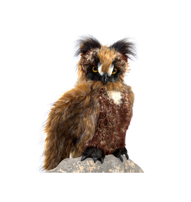 great horned owl puppet