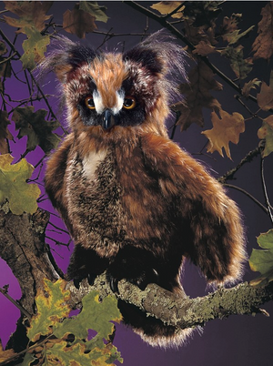 great horned owl puppet