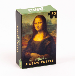 the Mona Lisa mini jigsaw puzzle