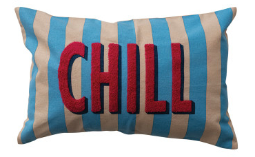 Embroidered Expression Lumbar Pillow
