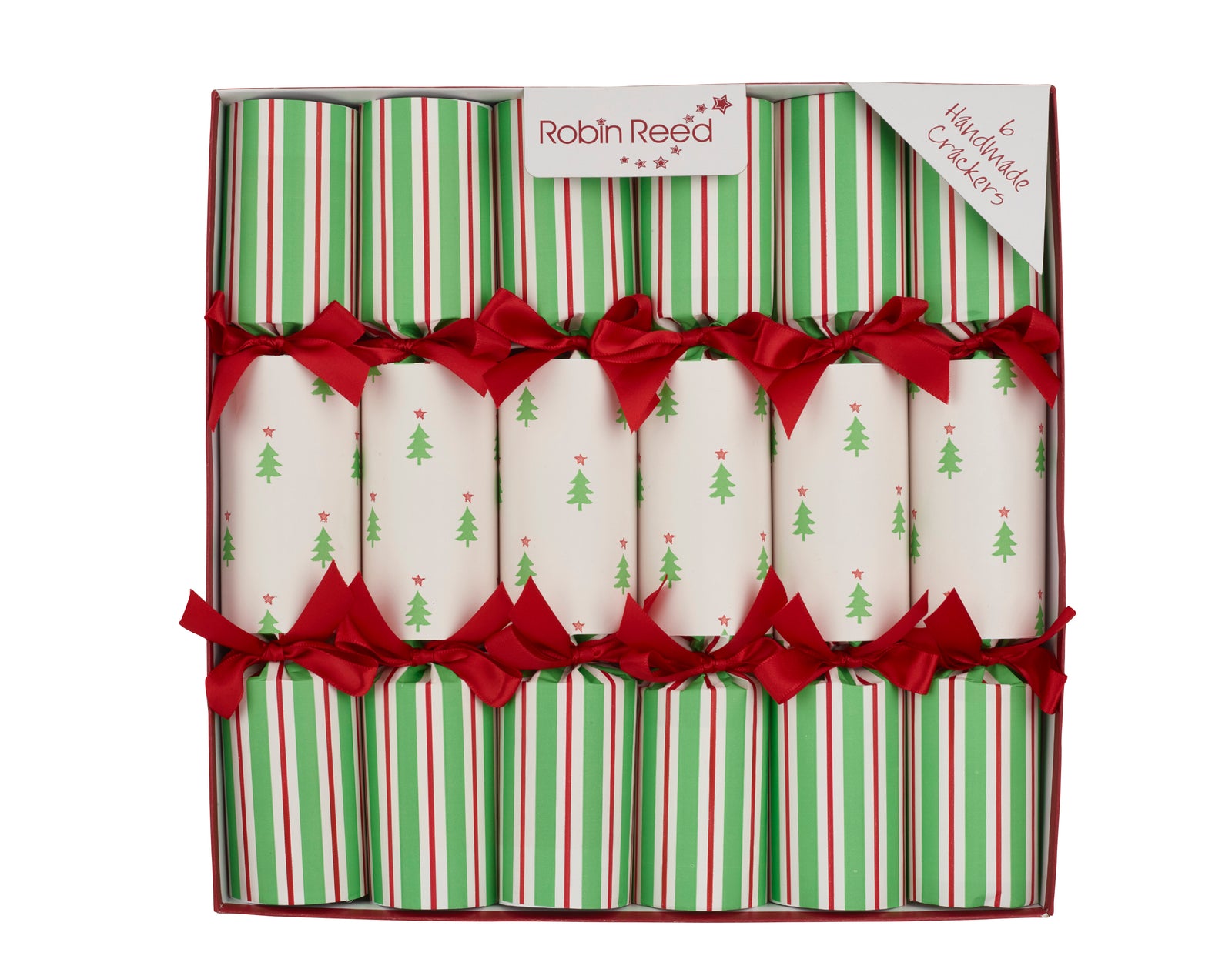 Peppermint tree holiday crackers.