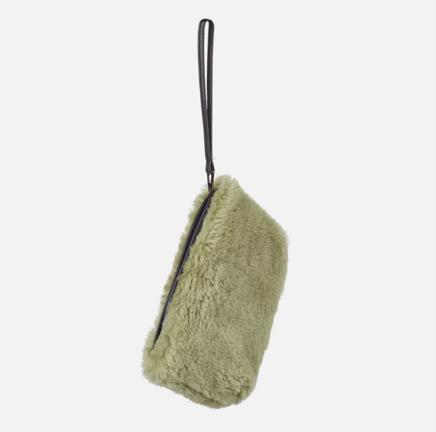 Shearling Clutch Bag