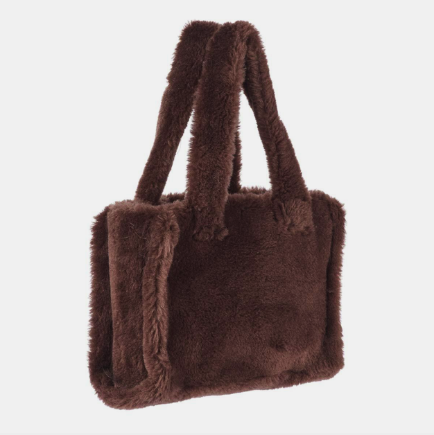 Shearling Tote Bag