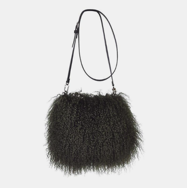 Tibetan Shearling Muff Bag
