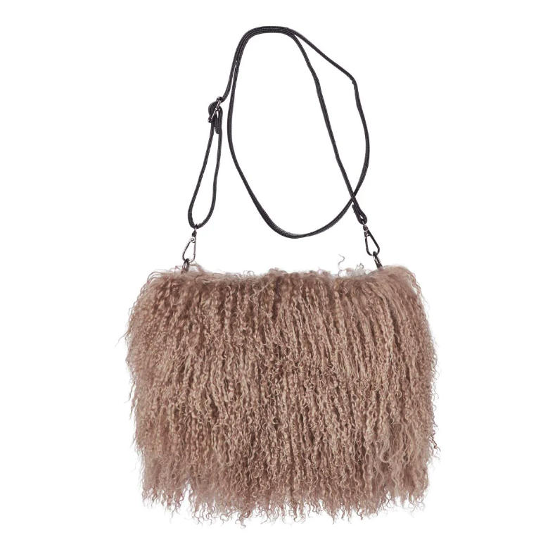 Tibetan Shearling Muff Bag