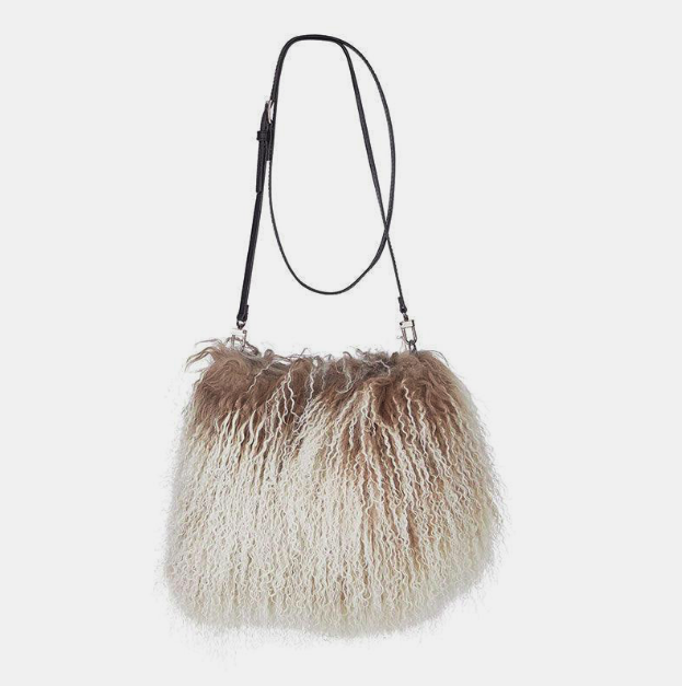 Tibetan Shearling Muff Bag
