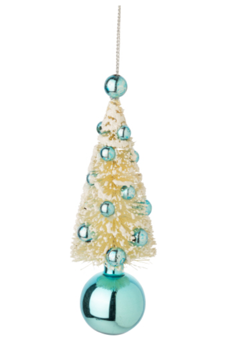 Bristle Tree Ornament (3 colours)
