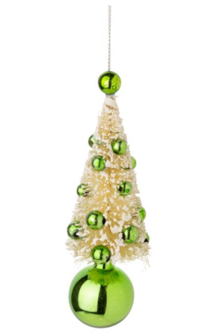 Bristle Tree Ornament (3 colours)