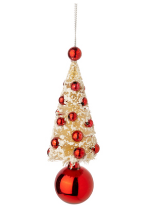 Bristle Tree Ornament (3 colours)