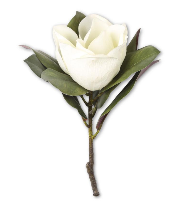 artificial white magnolia flower