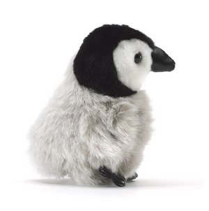 mini baby emperor penguin finger puppet