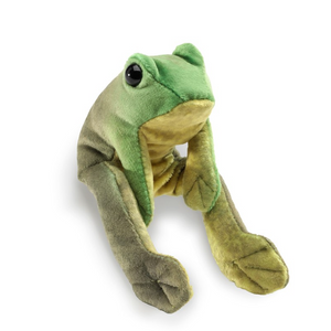 mini sitting frog finger puppet