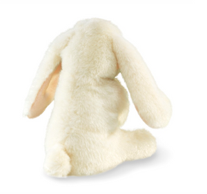 mini lop ear bunny rabbit finger puppet- back view