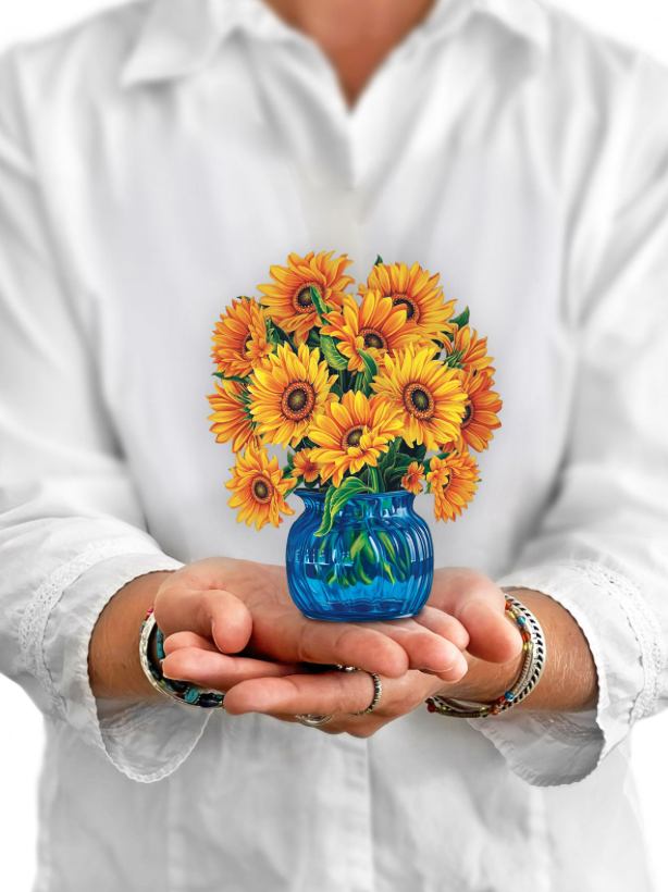 Mini Sunflowers Pop-Up Bouquet