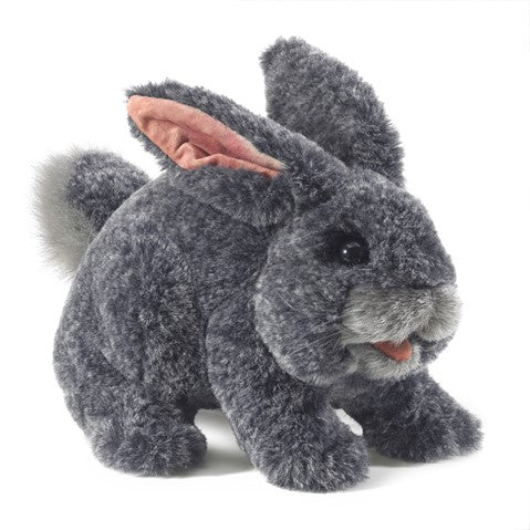 Gray Bunny Rabbit Hand Puppet