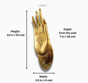 Brass Mudra Hand