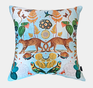 Leopards - Muzaluci Velvet Pillow