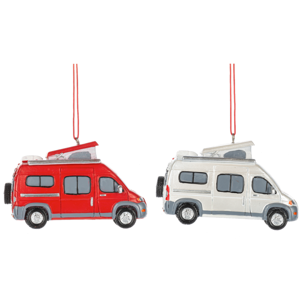 Camper Van Resin Ornament
