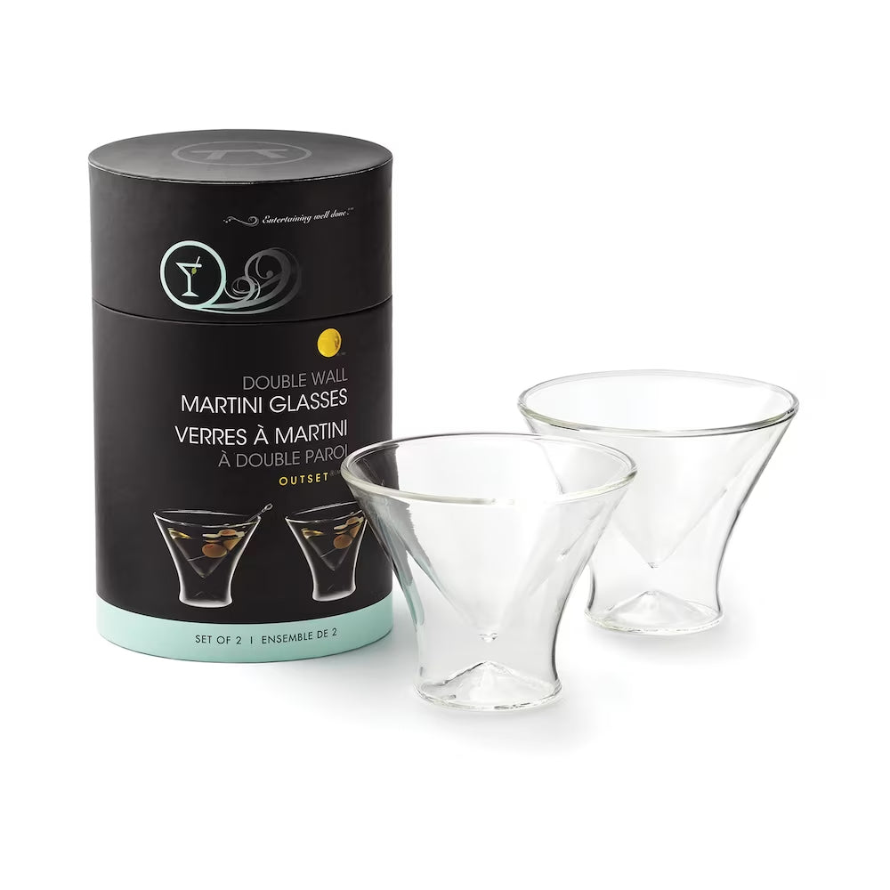 Martini Double-walled Glass Set