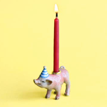 Cake Topper - Single Birthday Candle Holder