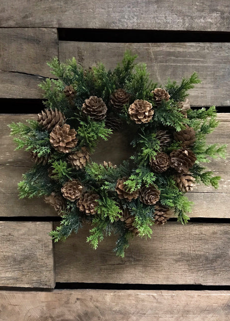 Pinecone Candle Ring