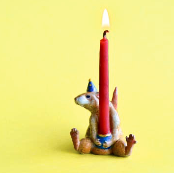 Cake Topper - Single Birthday Candle Holder