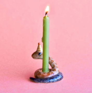 Cake Topper - Single Birthday Candle Holder