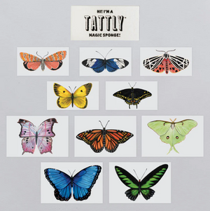 tiny butterfly temporary tattoo sheet