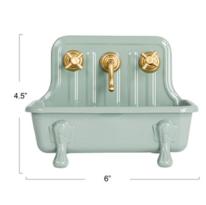 Vintage Sink Shaped Soap Dish