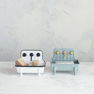 Vintage Sink Shaped Soap Dish