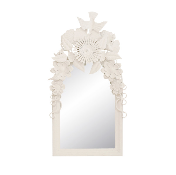 Flowers & Doves Antique Mirror