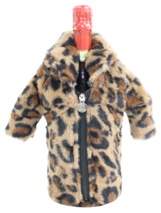 Leopard Wine Bottle Parka