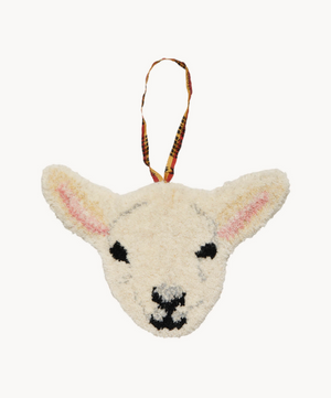 wooly lamb wall hanger 