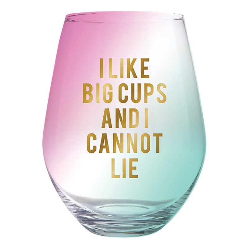 One Bottle Wine Glass - I Like Big Cups